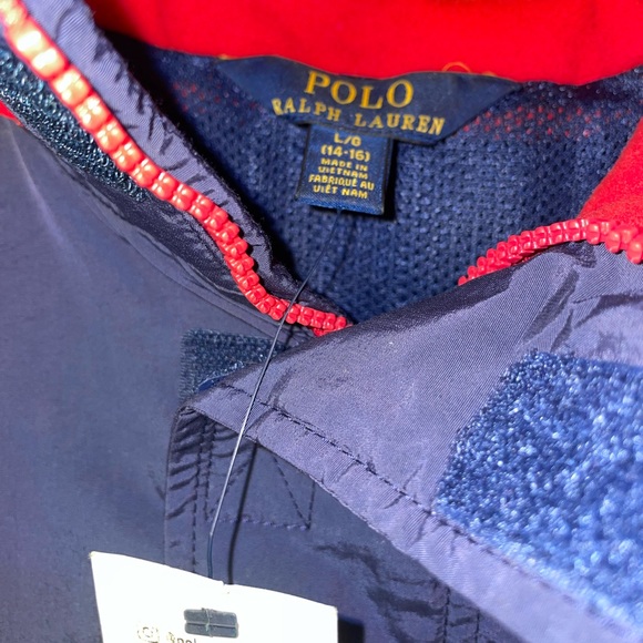 Boys Polo Hi Tech Pullover Windbreaker - Picture 2 of 3